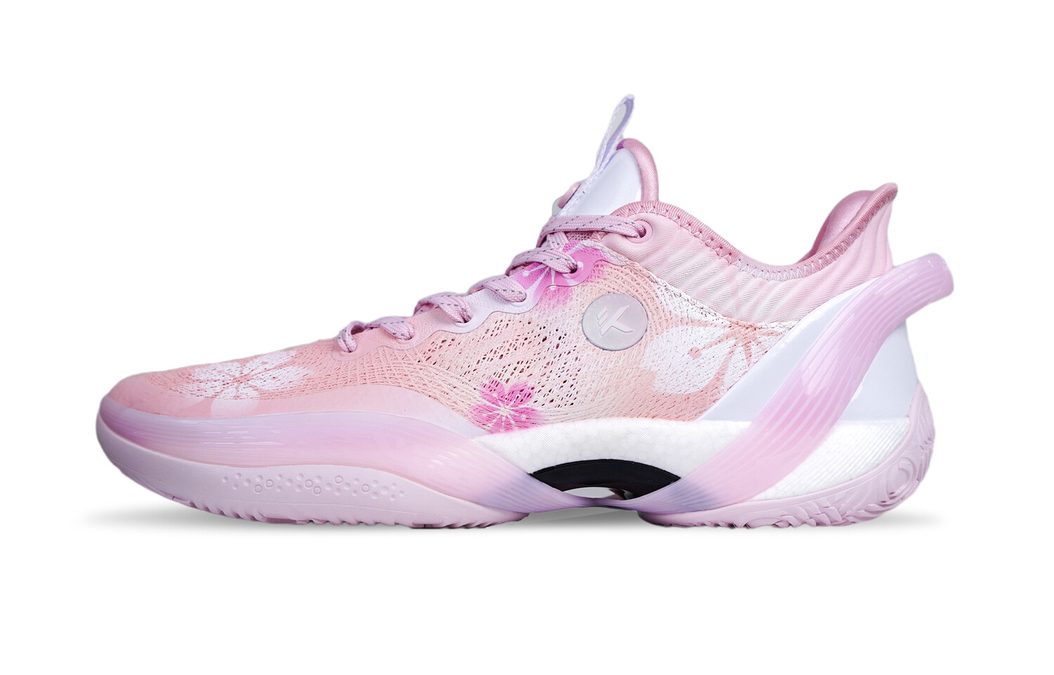 Баскетбольные кроссовки Three-point Rain1.0 мужские с низким верхом розового цвета Anta