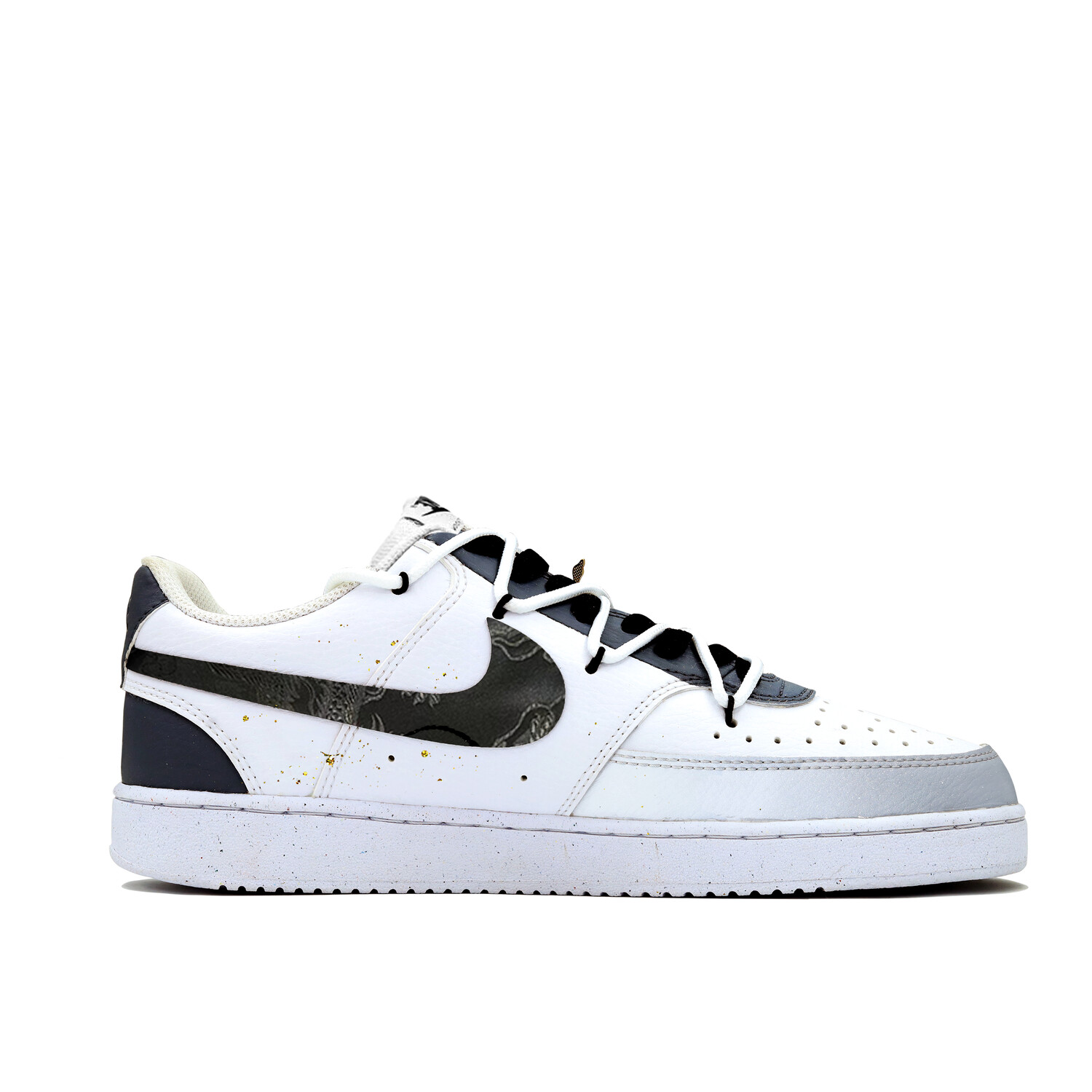 Кроссовки Nike Court Vision 1 Skateboarding Shoes Men Low-top White/Gray, зеленый 
Кроссовки Nike Court Vision 1 Skateboarding Shoes Men Low-top White/Gray, зеленый