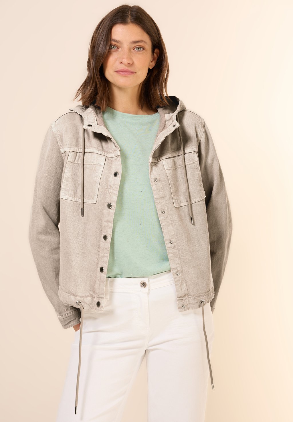 Джинсовая куртка Cecil, бежевый
Джинсовая куртка Cecil, бежевый