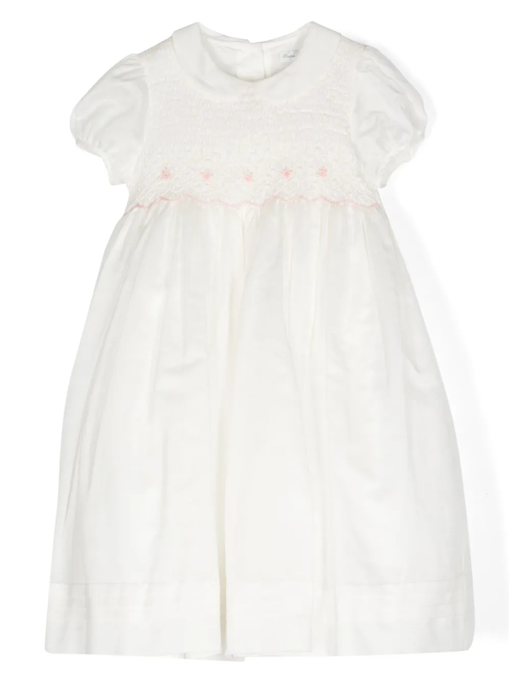 Расклешенное платье со складками POLO RALPH LAUREN KIDS, белый 
Расклешенное платье со складками POLO RALPH LAUREN KIDS, белый