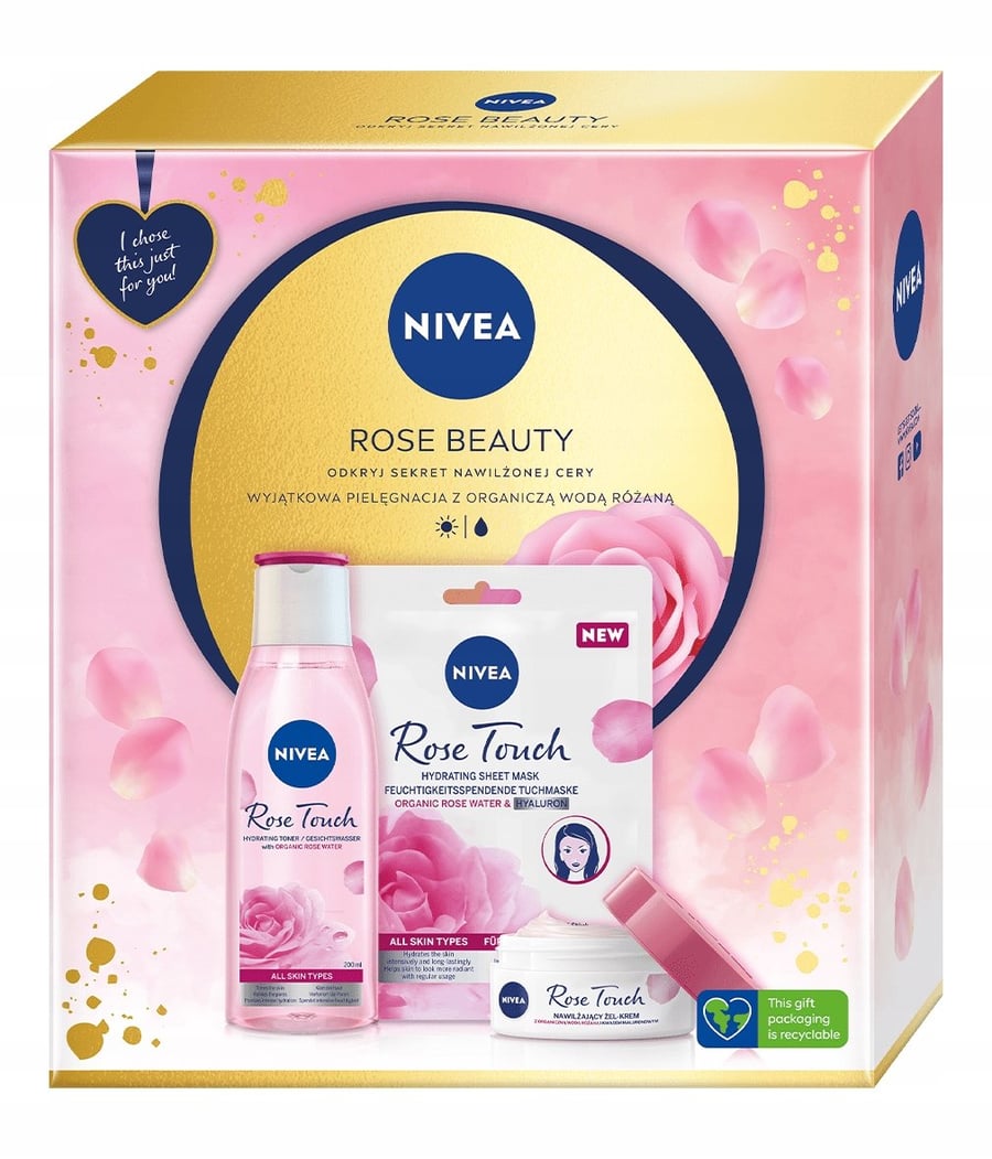 Подарочный набор косметики Nivea Rose Beauty для женщин
Подарочный набор косметики Nivea Rose Beauty для женщин