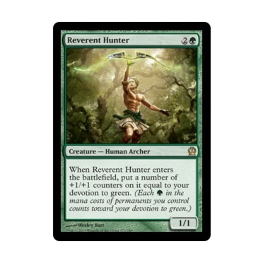 CCG Благоговейный охотник (клавиша R), MTG - Theros
CCG Благоговейный охотник (клавиша R), MTG - Theros