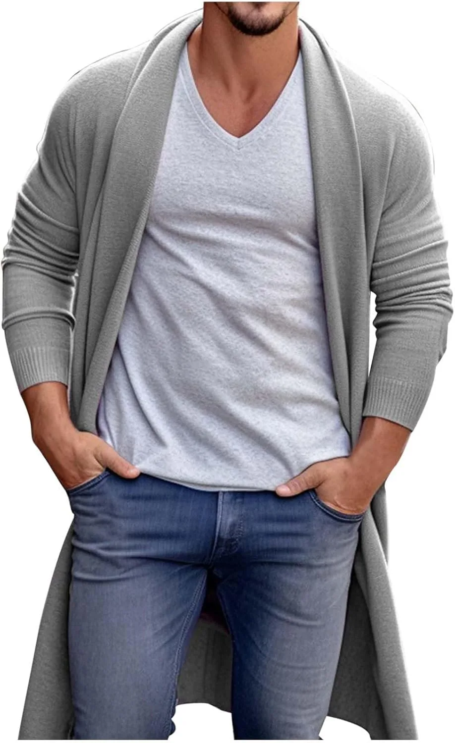 Кардиган для мужчин Casual с воротником-шалью
Кардиган для мужчин Casual с воротником-шалью