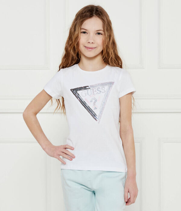 Футболка детская Guess с вышитым логотипом, белый
Футболка детская Guess с вышитым логотипом, белый