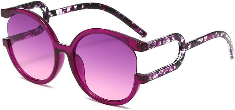 Модные солнцезащитные очки большого размера для женщин и мужчин, винтажная крупная круглая оправа с стильным дизайном, защита от УФ-излучения UV400 Thryvox, Purple Frame Gray Lens
Модные солнцезащитные очки большого размера для женщин и мужчин, винтажная крупная круглая оправа с стильным дизайном, защита от УФ-излучения UV400 Thryvox, Purple Frame Gray Lens