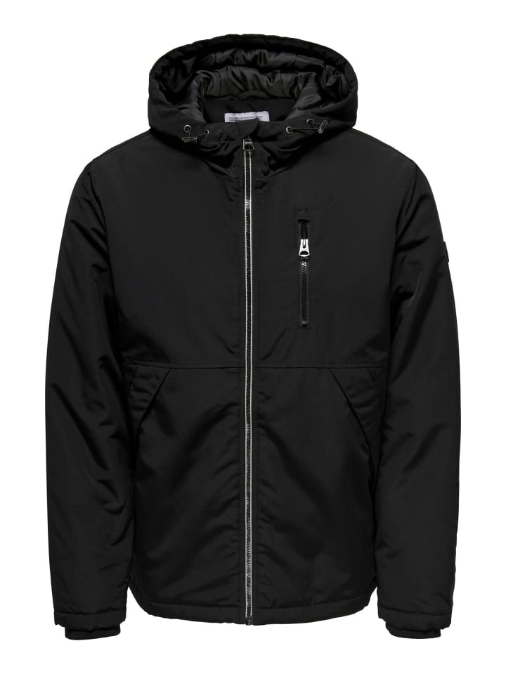 Демисезонная куртка ONLY & SONS, черный 
Демисезонная куртка ONLY & SONS, черный