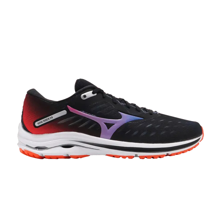 Кроссовки Mizuno Wave Rider 24 'Osaka Marathon - Rainbow Multi', черный
Кроссовки Mizuno Wave Rider 24 'Osaka Marathon - Rainbow Multi', черный