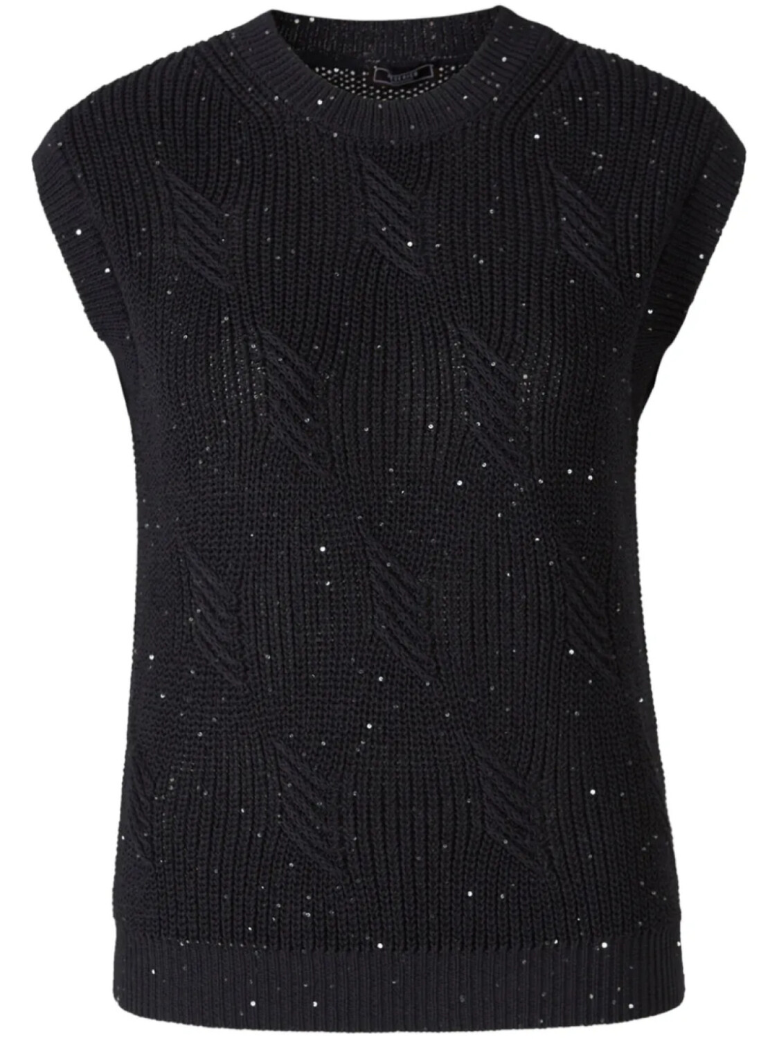 Peserico топ с пайетками, черный
Peserico топ с пайетками, черный