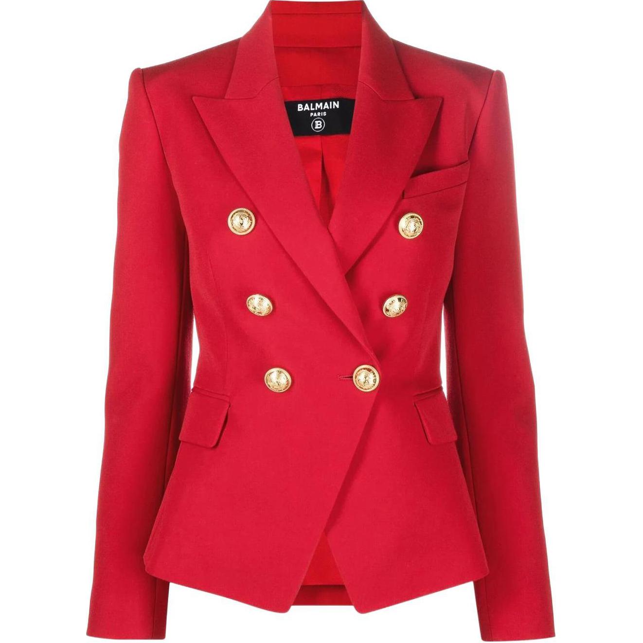 Двубортный приталенный блейзер BALMAIN
Двубортный приталенный блейзер BALMAIN