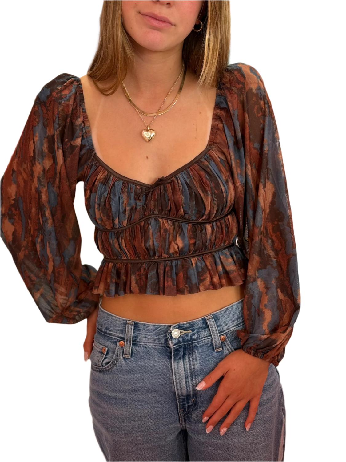 Holic Nature Топ с прозрачными рукавами в мультиколоре Sky to Moon
Holic Nature Топ с прозрачными рукавами в мультиколоре Sky to Moon