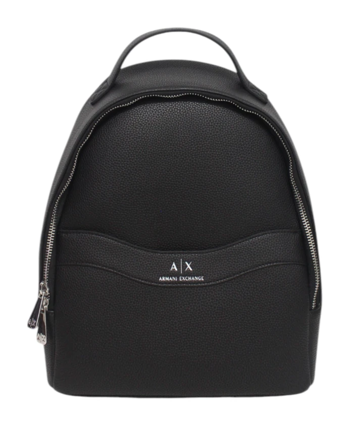 Женский рюкзак из искусственной кожи с передним карманом Armani Exchange, черный
Женский рюкзак из искусственной кожи с передним карманом Armani Exchange, черный