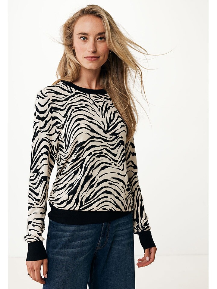 Пуловер Mexx Pullover, цвет Beige/Schwarz 
Пуловер Mexx Pullover, цвет Beige/Schwarz