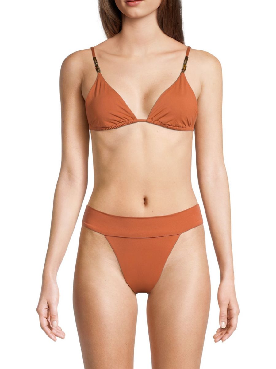 Бикини-топ Cooper с бисером WeWoreWhat, цвет Sahara
Бикини-топ Cooper с бисером WeWoreWhat, цвет Sahara