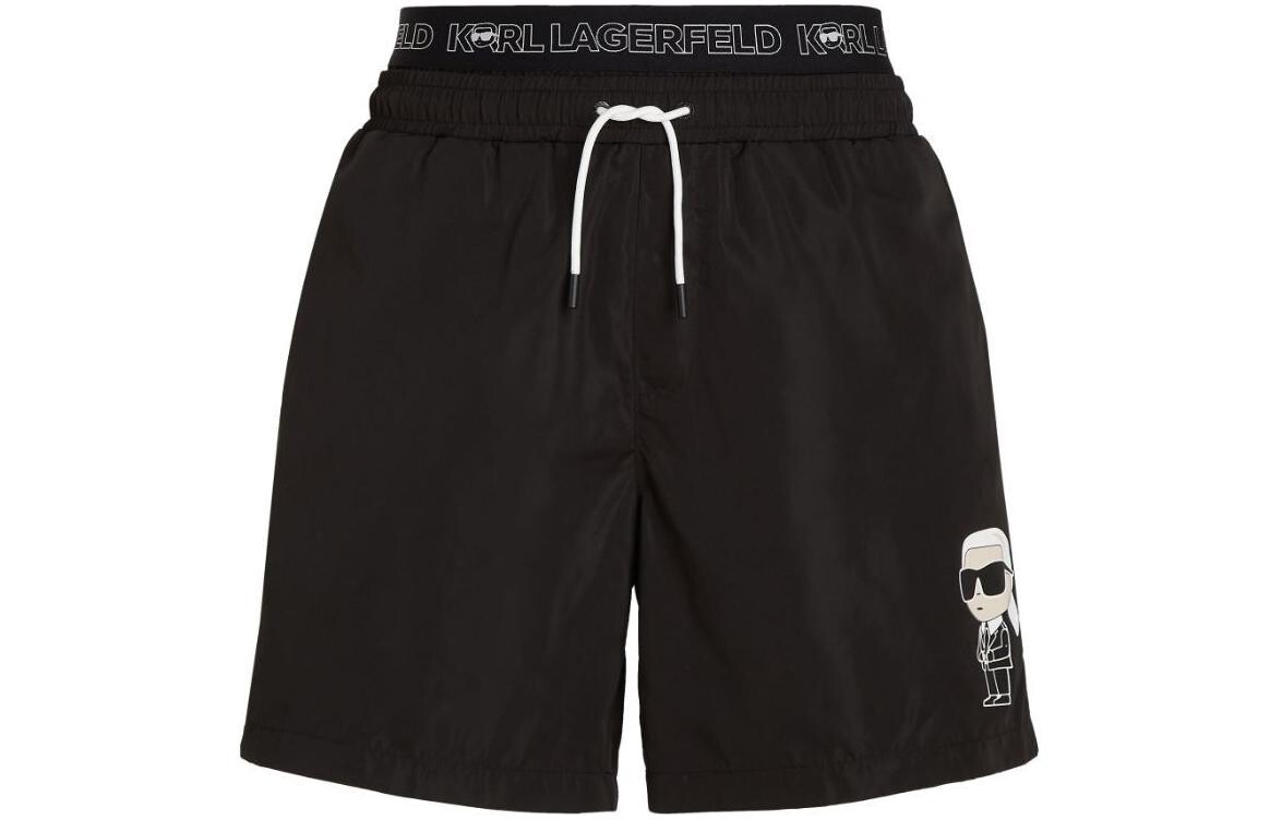 Шорты для плавания Ikonik с двойным поясом Karl Lagerfeld, черный
Шорты для плавания Ikonik с двойным поясом Karl Lagerfeld, черный