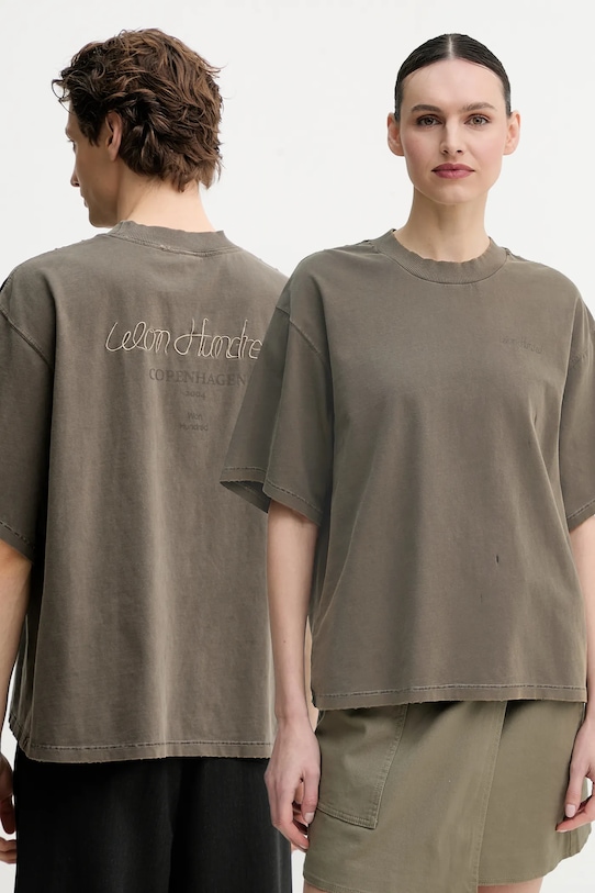 Хлопковая футболка Won Hundred, коричневый 
Хлопковая футболка Won Hundred, коричневый