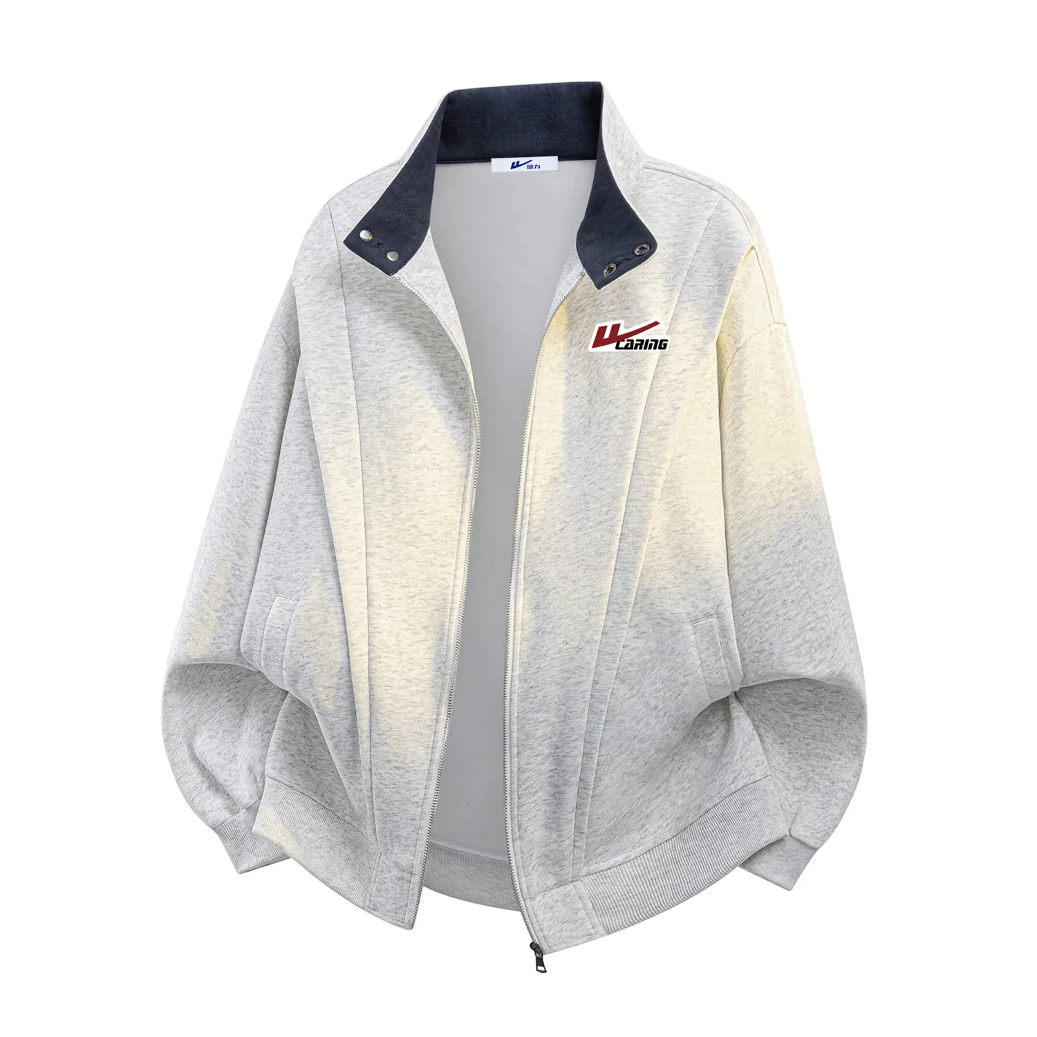 Свитшот Unisex Stand Collar Moderate Cardigan WARRIOR, белый heather серый (diy badge)
Свитшот Unisex Stand Collar Moderate Cardigan WARRIOR, белый heather серый (diy badge)