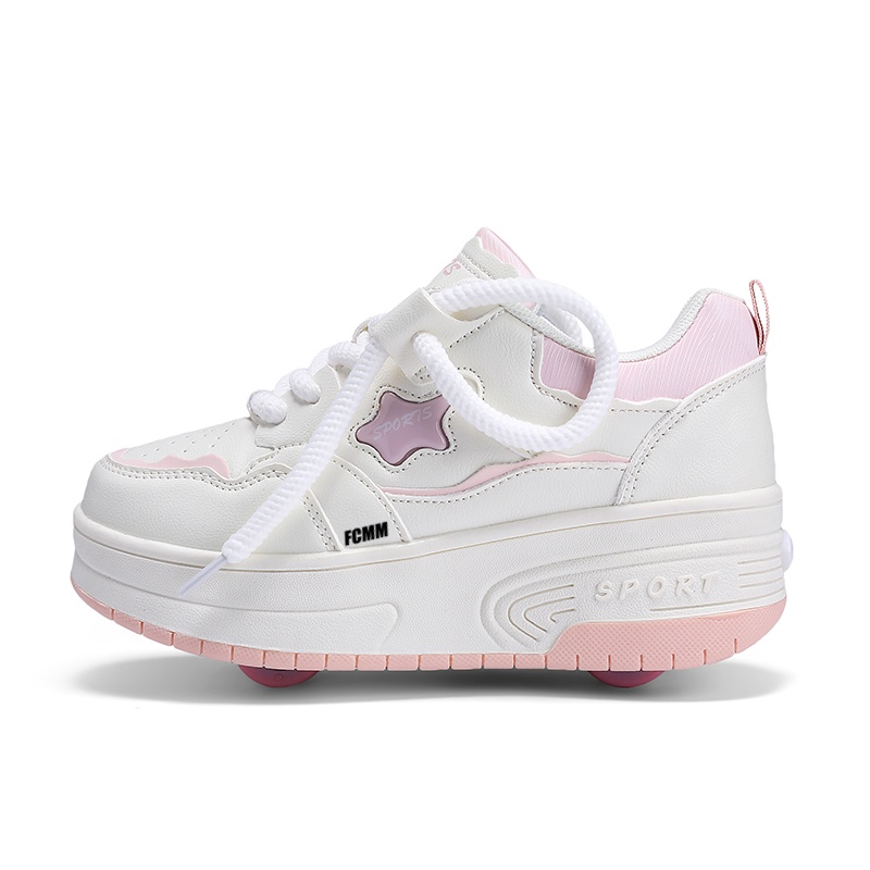 Легкие амортизирующие детские скейтерские кроссовки FCMM, розовый
Легкие амортизирующие детские скейтерские кроссовки FCMM, розовый