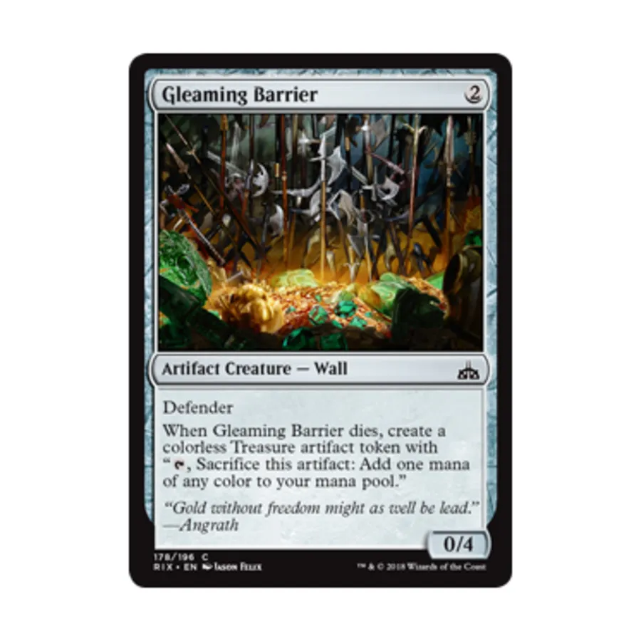 CCG Сверкающий барьер (С), MTG - Rivals of Ixalan
CCG Сверкающий барьер (С), MTG - Rivals of Ixalan