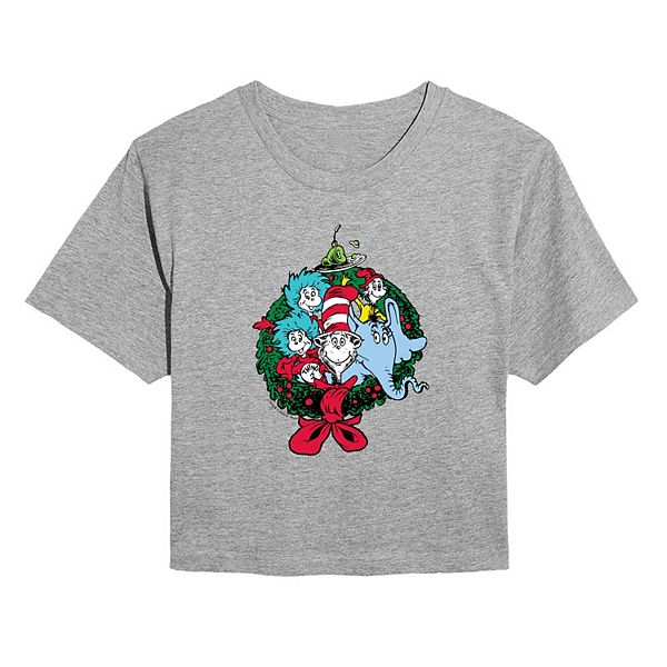 Футболка с принтом Juniors' Characters Christmas Wreath Dr. Seuss, Heather Gray
Футболка с принтом Juniors' Characters Christmas Wreath Dr. Seuss, Heather Gray
