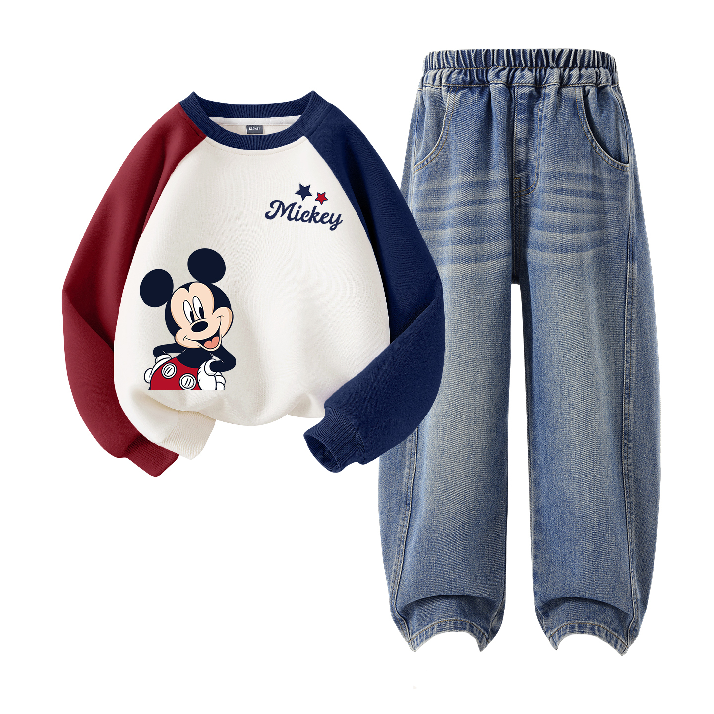 Детская повседневная спортивная одежда Disney, Di Shining Star K Red Blue+Solid Color Denim Blue
Детская повседневная спортивная одежда Disney, Di Shining Star K Red Blue+Solid Color Denim Blue