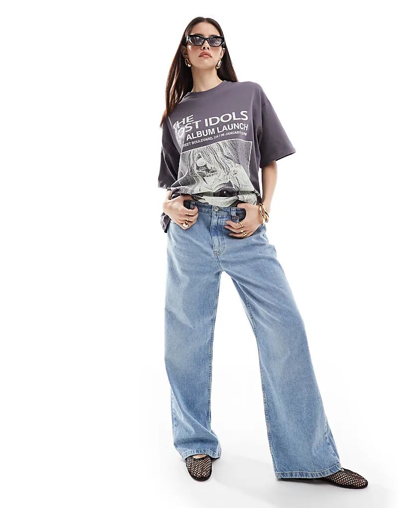 Футболка оверсайз с принтом группы Lost Idols в стираном угольном цвете ASOS DESIGN
Футболка оверсайз с принтом группы Lost Idols в стираном угольном цвете ASOS DESIGN
