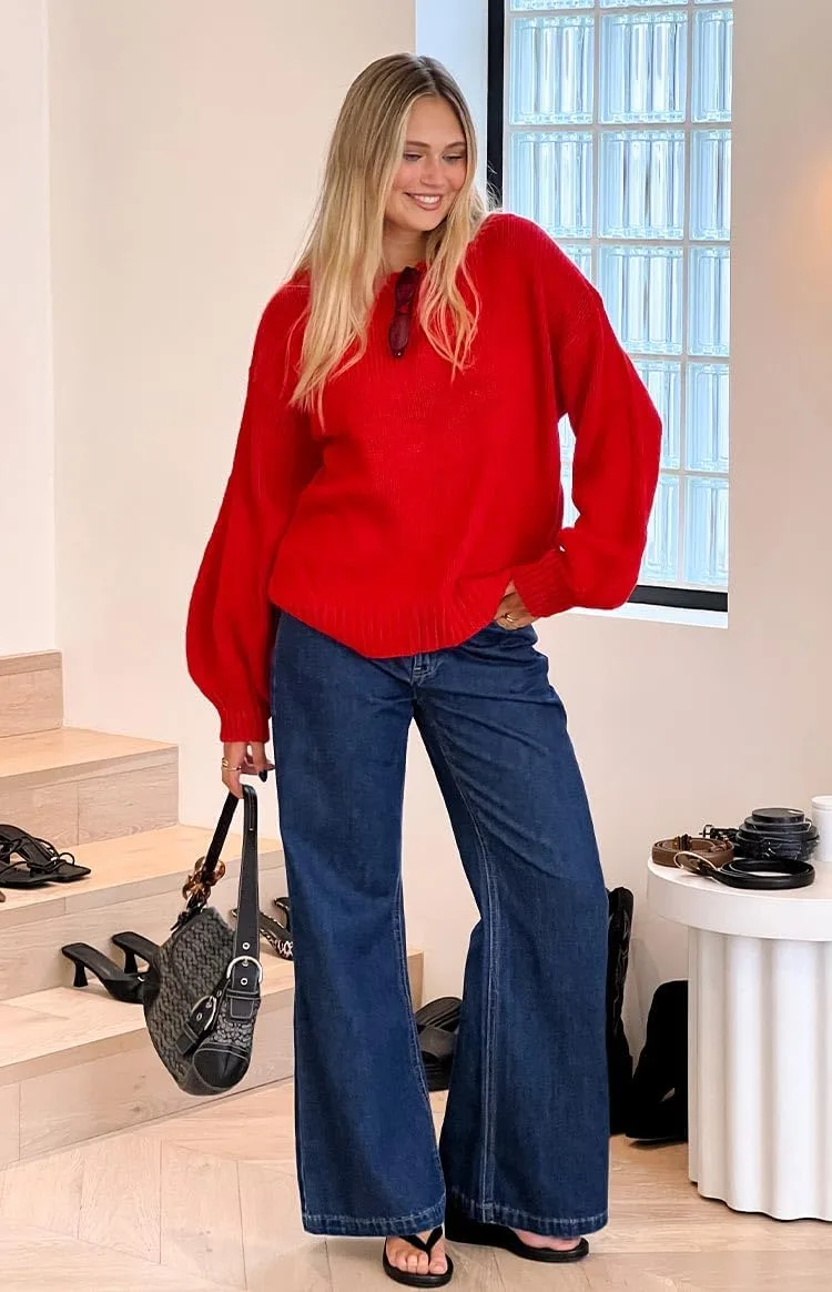 Женские джинсы в стиле 90-х с широкими штанинами Justalwart
Женские джинсы в стиле 90-х с широкими штанинами Justalwart