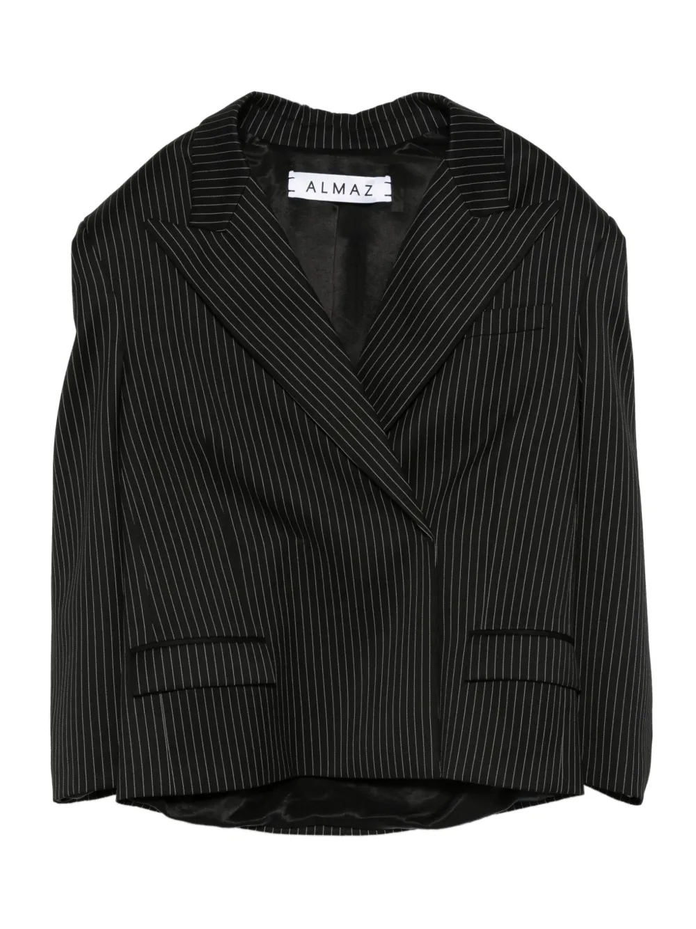 Шерстяной пиджак в тонкую полоску Almaz, черный
Шерстяной пиджак в тонкую полоску Almaz, черный
