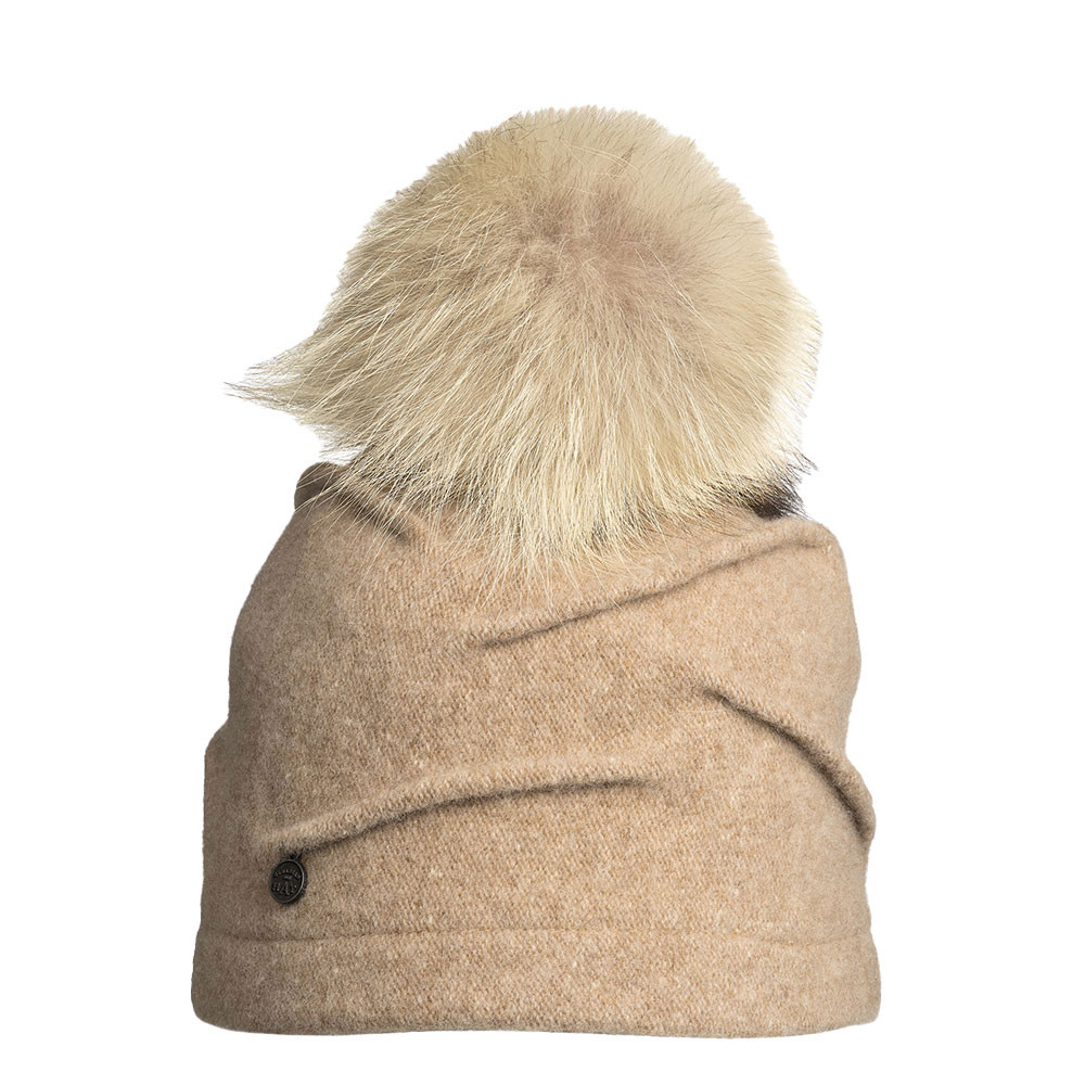 Женская шапка-бини Canadian Hat Clareta с натуральным мехом., Camel Mix
Женская шапка-бини Canadian Hat Clareta с натуральным мехом., Camel Mix