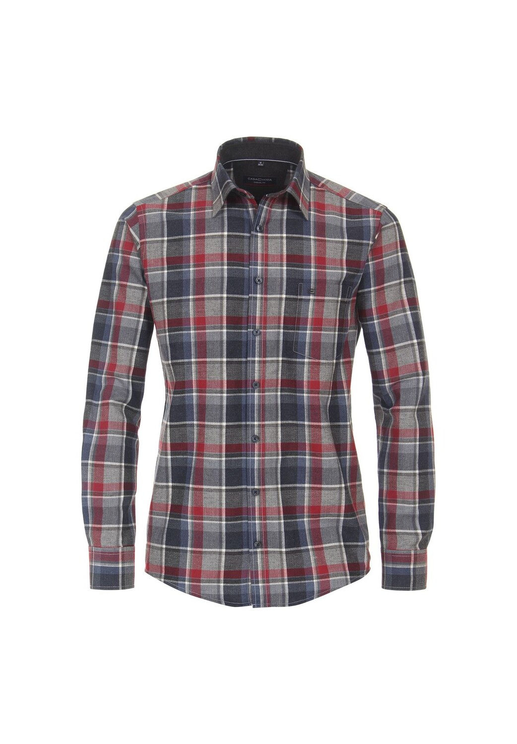 Мужская повседневная рубашка в клетку повседневного кроя CASAMODA, цвет Mittelrot
Мужская повседневная рубашка в клетку повседневного кроя CASAMODA, цвет Mittelrot