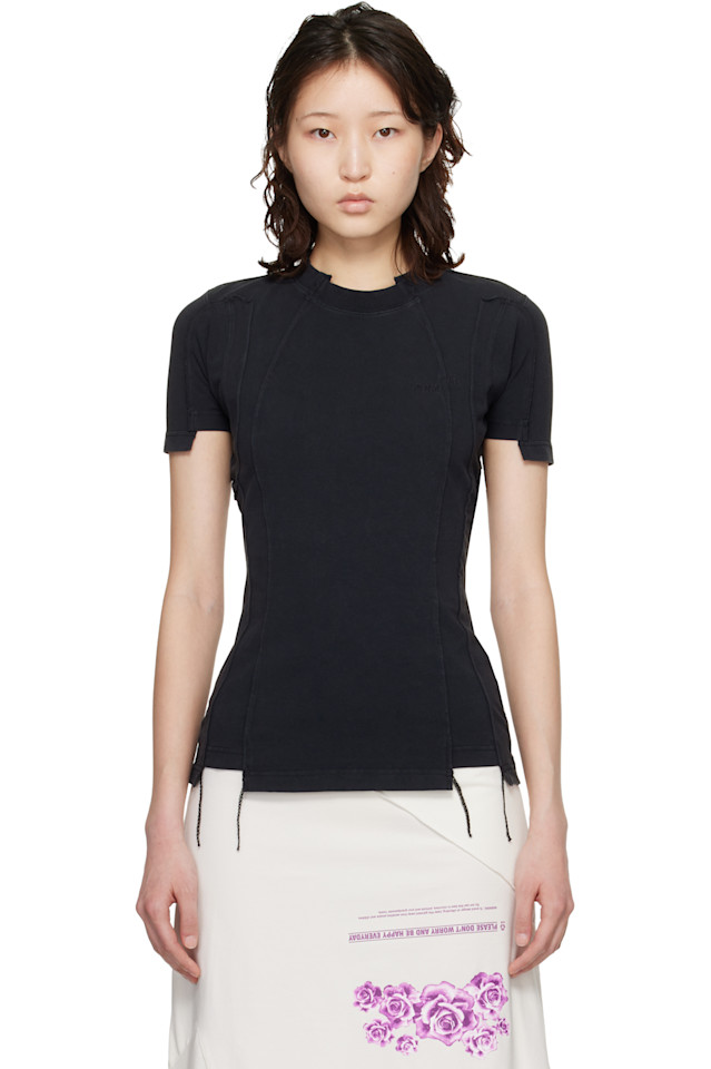 Разрезанная детская футболка Vetements, черный
Разрезанная детская футболка Vetements, черный