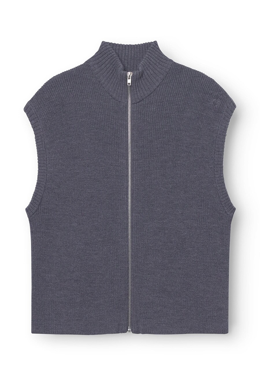 Вязаный жилет rethinkit studios Oslo, темно-серый
Вязаный жилет rethinkit studios Oslo, темно-серый