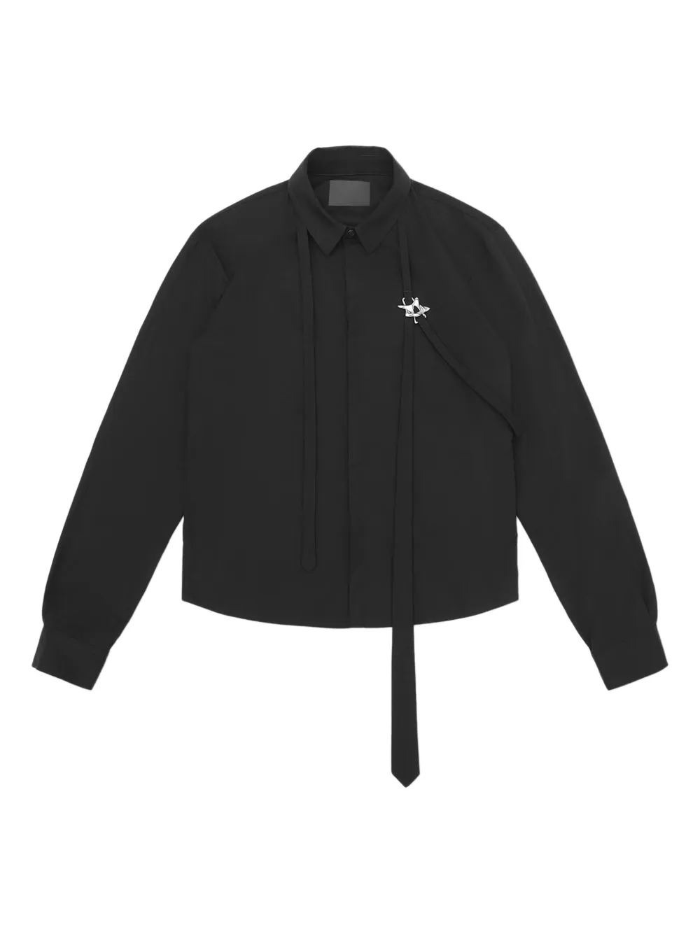 Рубашка асимметричного кроя с длинными рукавами Heliot Emil, черный
Рубашка асимметричного кроя с длинными рукавами Heliot Emil, черный