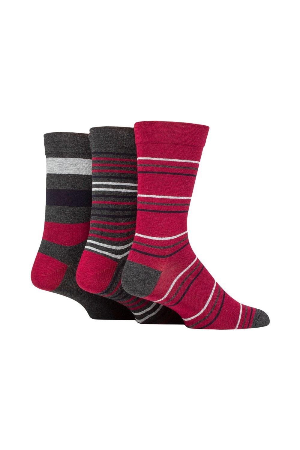 3 пары удобных носков в полоску из бамбука с гладкими швами на пальцах ног SOCKSHOP, красный
3 пары удобных носков в полоску из бамбука с гладкими швами на пальцах ног SOCKSHOP, красный