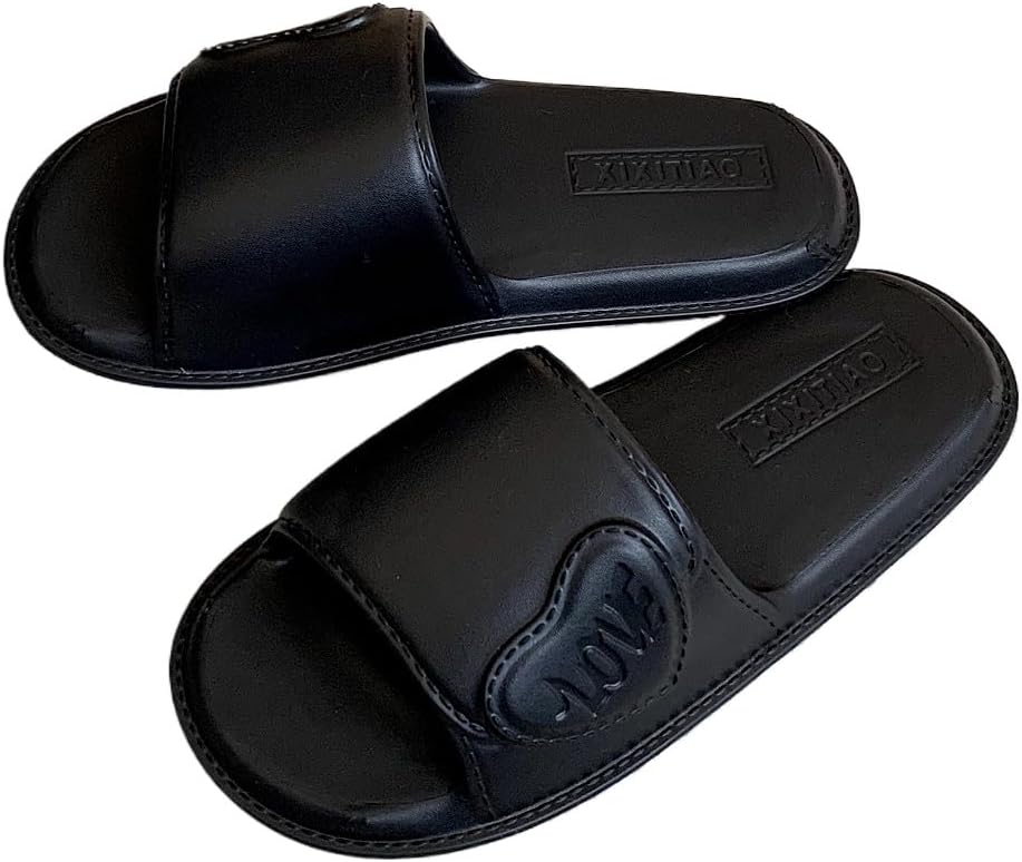 Милые домашние тапочки для женщин и мужчин, с нескользящей толстой подошвой, для подростков, девочек и мальчиков, летние сандалии Plonme, черный
Милые домашние тапочки для женщин и мужчин, с нескользящей толстой подошвой, для подростков, девочек и мальчиков, летние сандалии Plonme, черный