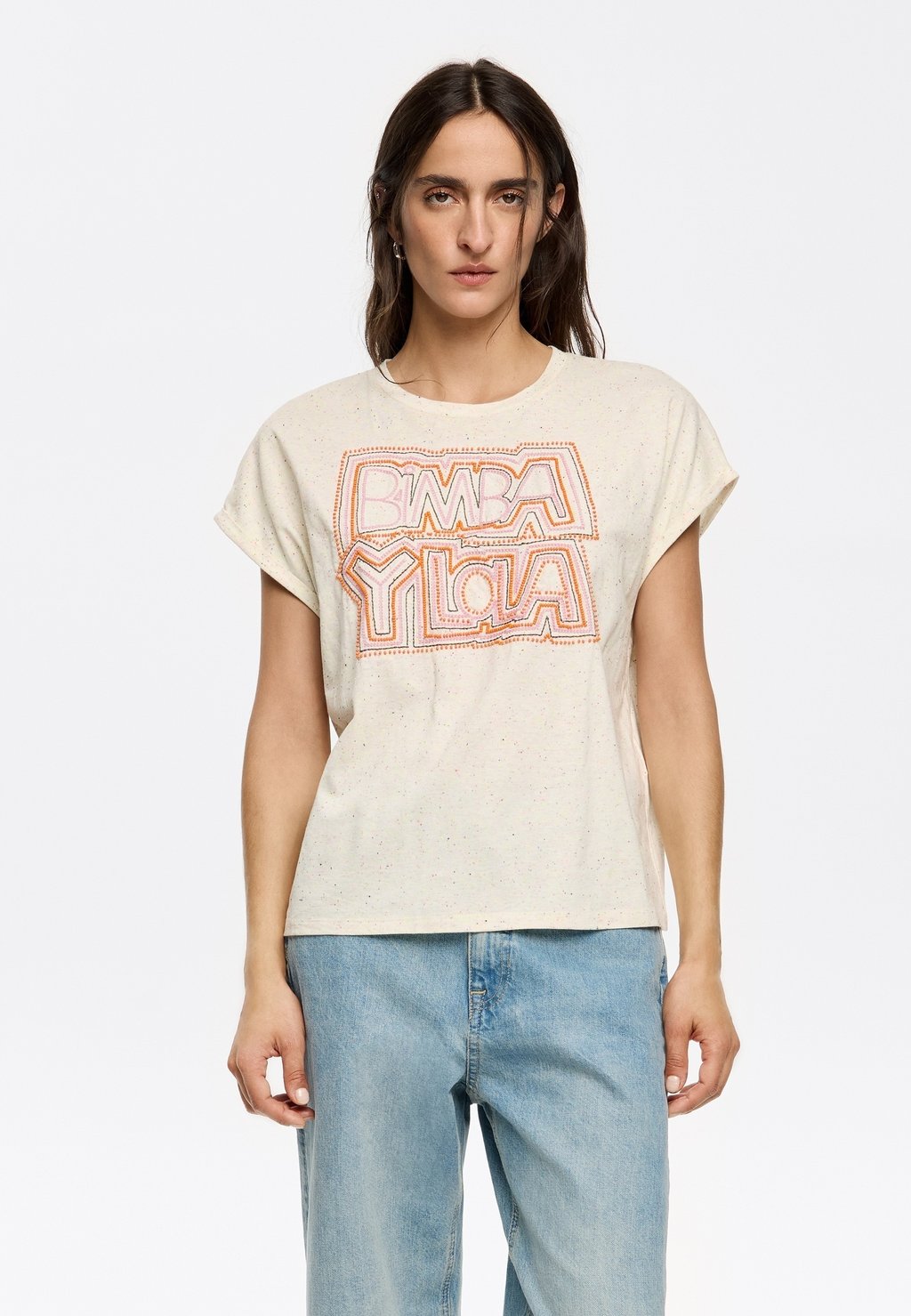 Футболка с принтом LOGO BORDADO CUENTAS Bimba Y Lola, кремовый
Футболка с принтом LOGO BORDADO CUENTAS Bimba Y Lola, кремовый