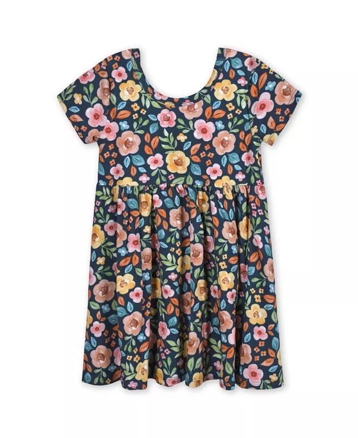 Платье с короткими рукавами и завитками для маленьких девочек Rainbow Sky Gerber, синий
Платье с короткими рукавами и завитками для маленьких девочек Rainbow Sky Gerber, синий