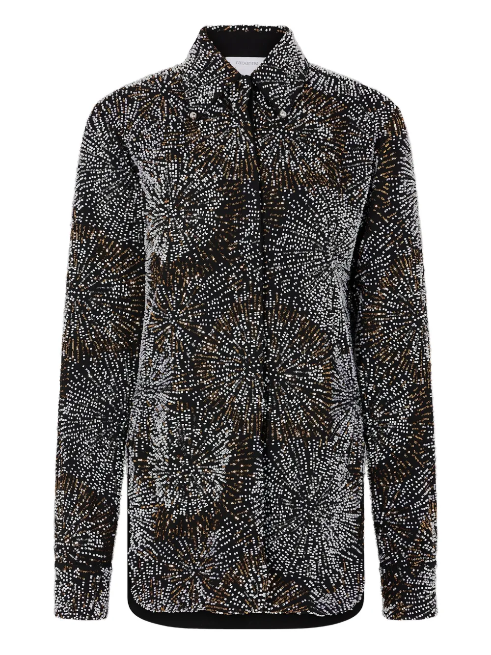 Рубашка с вышивкой Rabanne, черный
Рубашка с вышивкой Rabanne, черный