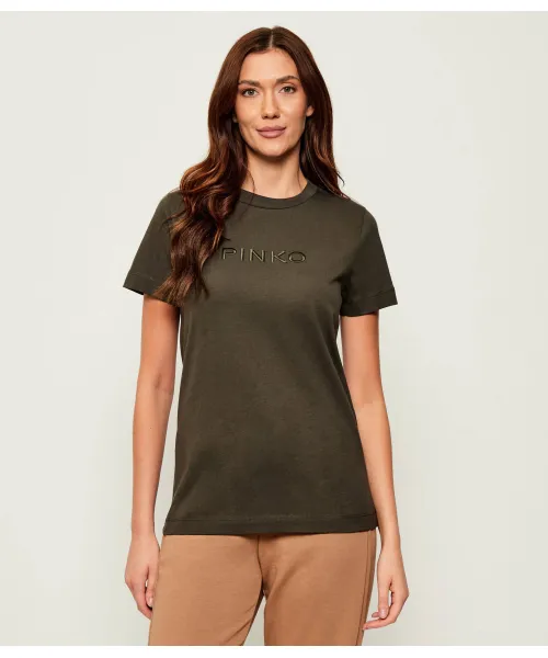 Футболка старт Regular fit Pinko, зеленый
Футболка старт Regular fit Pinko, зеленый