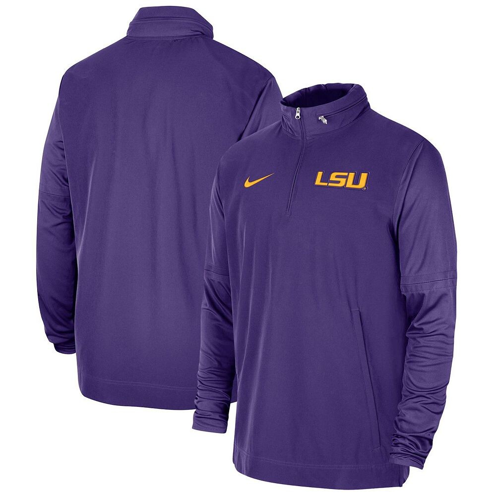 Мужская фиолетовая куртка Nike LSU Tigers 2023 Coach с капюшоном и молнией до половины, цвет Lsu Purple
Мужская фиолетовая куртка Nike LSU Tigers 2023 Coach с капюшоном и молнией до половины, цвет Lsu Purple