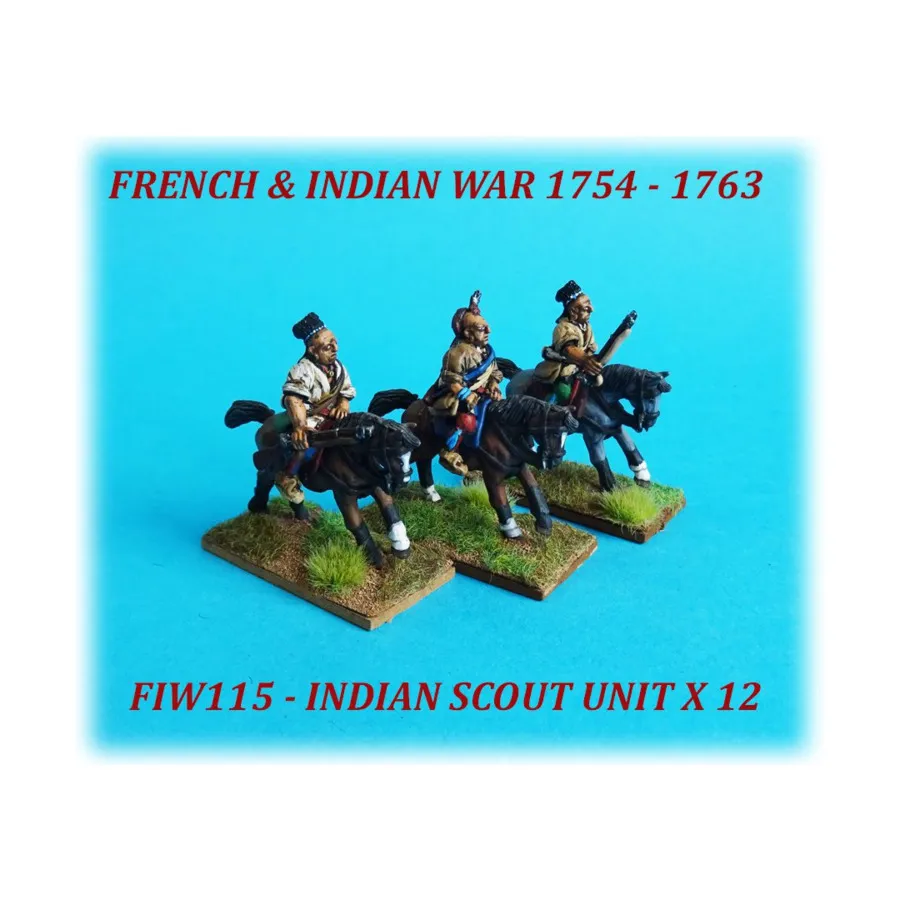 Отряд конных индийских разведчиков, French & Indian War 1754-1763 (28mm)
Отряд конных индийских разведчиков, French & Indian War 1754-1763 (28mm)