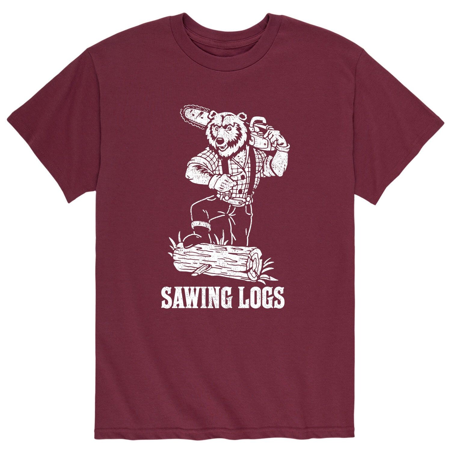 Мужская футболка для распиловки бревен Licensed Character 
Мужская футболка для распиловки бревен Licensed Character