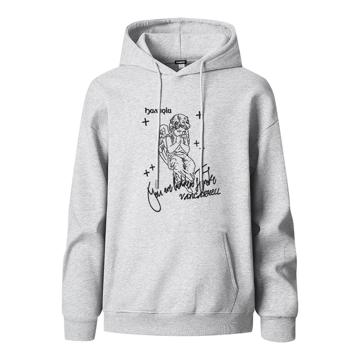Толстовка Unisex Hooded Moderate Heavyweight HUANQIU, белый heather серый
Толстовка Unisex Hooded Moderate Heavyweight HUANQIU, белый heather серый
