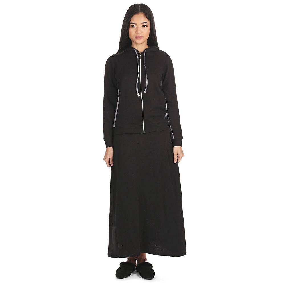 Женский комплект шезлонга из хлопковой смеси френч терри на молнии MeMoi, черный
Женский комплект шезлонга из хлопковой смеси френч терри на молнии MeMoi, черный