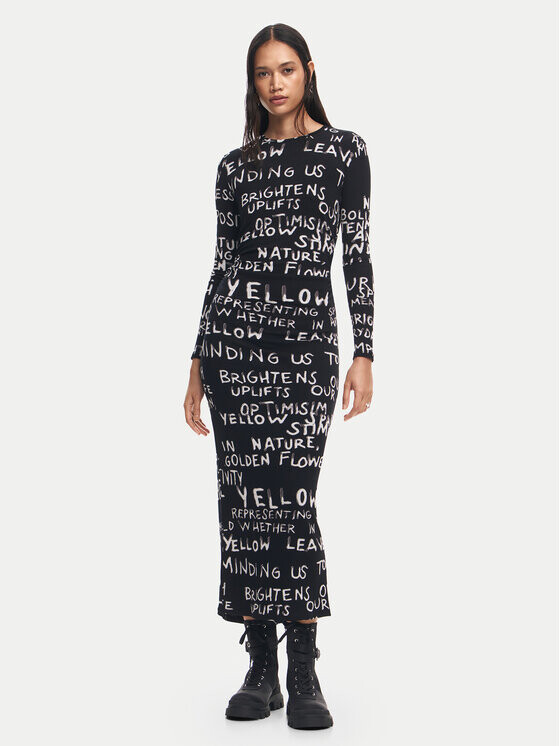 Платье на каждый день приталенного кроя Desigual, черный
Платье на каждый день приталенного кроя Desigual, черный