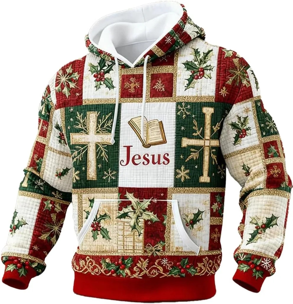 Толстовка с крестом Christmas Jesus CIVIZILUX
Толстовка с крестом Christmas Jesus CIVIZILUX