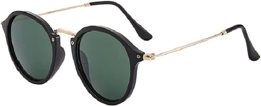 Круглые металлические солнцезащитные очки с зеркальными линзами для женщин и мужчин, в стиле ретро, модные солнцезащитные очки с защитой от УФ-излучения UV400 LANGSER, 059black Green
Круглые металлические солнцезащитные очки с зеркальными линзами для женщин и мужчин, в стиле ретро, модные солнцезащитные очки с защитой от УФ-излучения UV400 LANGSER, 059black Green