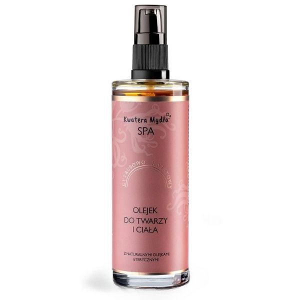 Цитрусово-цветочное масло для лица и тела, 100 мл Kwatera Mydła
Цитрусово-цветочное масло для лица и тела, 100 мл Kwatera Mydła