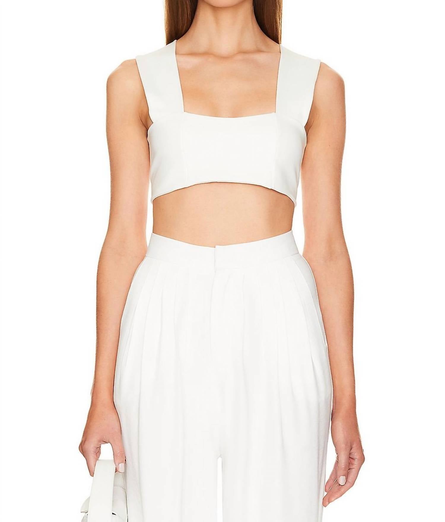 Ченнинг кроп-топ белый NONCHALANTLABEL
Ченнинг кроп-топ белый NONCHALANTLABEL