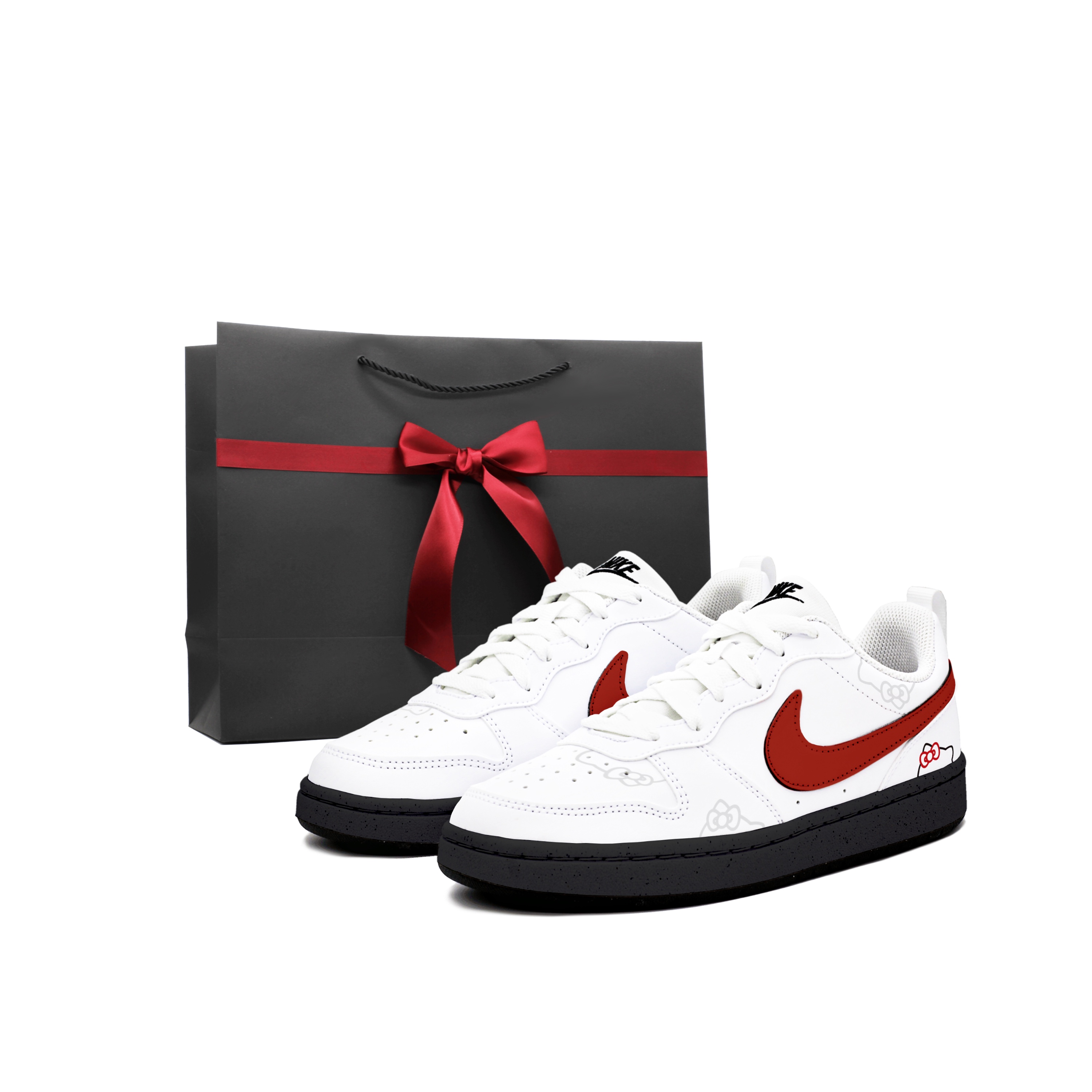 Nike Детские кроссовки для скейтбординга Court Borough с нескользящей подошвой, устойчивые к истиранию, белые, красные, подростковые
Nike Детские кроссовки для скейтбординга Court Borough с нескользящей подошвой, устойчивые к истиранию, белые, красные, подростковые