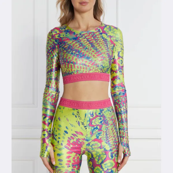 Узкая блузка Versace, зеленый
Узкая блузка Versace, зеленый